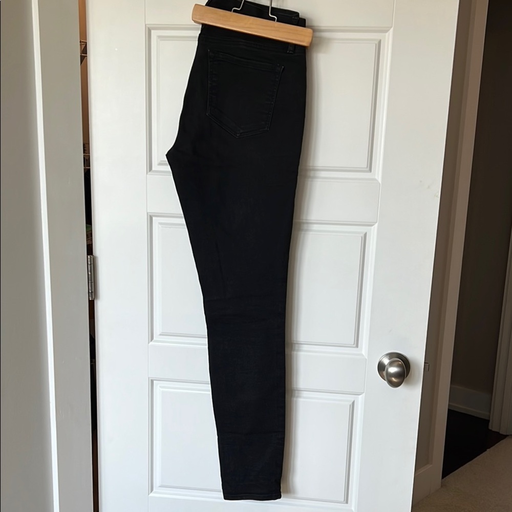 LOFT Black Skinny Jeans Full-Length Denim